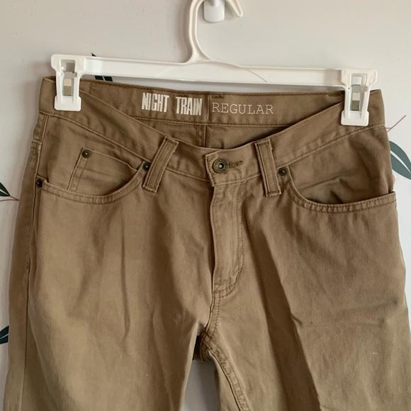 Freeworld Clothing Brown Night Train Regular Chino Pants 100% Cotton - Picture 1 of 3